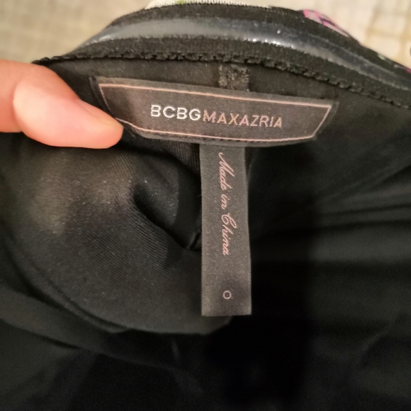 BCBG strapless flower pattern dress - Picture 2 of 2